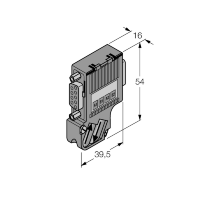 Разъем штекерный RS485 Turck D9T-RS485PG/6ES7972-0BB61-0XA0