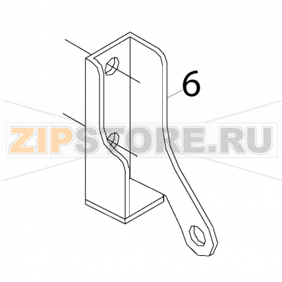 Left hinge T-C. Fagor AD-48 C Left hinge T-C. Fagor AD-48 CЗапчасть на деталировке под номером: 6Название запчасти Fagor на английском языке: Left hinge T-C. AD-48 C.