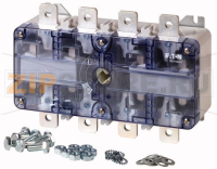 Разъединитель силовой, DMV, 1250 A, 3 полюса + нейтраль Eaton DMV-1250N/1