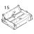 Mechanism lower cover TSC TTP-243 Pro