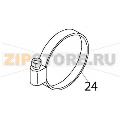 Clamp 25-40 Fagor AD-48 C Clamp 25-40 Fagor AD-48 CЗапчасть на деталировке под номером: 24Название запчасти Fagor на английском языке: Clamp 25-40 AD-48 C.