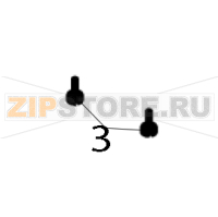 Screw, M3xL10 (For print head bracket), MOQ 50 pcs TSC TTP-244CE