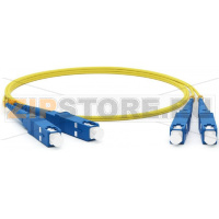 патч-корд волоконно-оптический (шнур) SM 9/125 (OS2), SC/UPC-SC/UPC, 2.0 мм, duplex, LSZH, 10 м