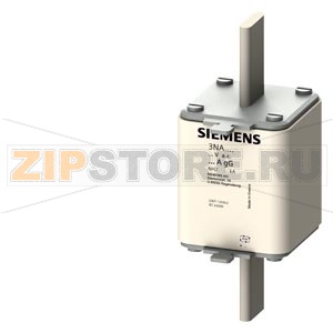 ПЛАВКАЯ ВСТАВКА НИЗКОВОЛЬТНАЯ GL/GG С НЕИЗОЛИРОВАННЫМИ ВЫСТУПАМИ ДЛЯ МОНТ./ДЕМОНТ. ТИПОРАЗМЕР 2, Iном.=335A, Uном.=500В Siemens 3NA3254 