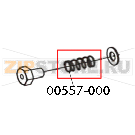 Compression spring 0.4x5x11.2 Zebra TTP 1020 Compression spring 0.4x5x11.2 Zebra TTP 1020Запчасть на деталировке под номером: 00557&dash;000