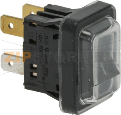 ДВУХПОЛЮСНЫЙ ВЫКЛЮЧАТЕЛЬ ЧЕРН.  12А 250В 