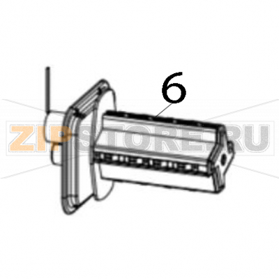 Internal rewinding spindle assy TSC MX641P Internal rewinding spindle assy TSC MX641PЗапчасть на деталировке под номером: 6