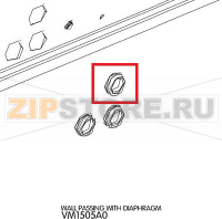 Wall passing with diaphragm Unox XVC 105