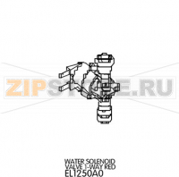 Water solenoid valve 1-Way red Unox XVC 704