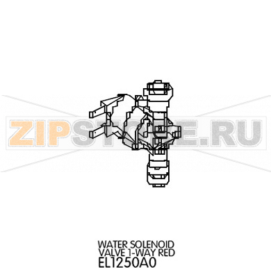 Water solenoid valve 1-Way red Unox XVC 704 Water solenoid valve 1-Way red Unox XVC 704Запчасть на деталировке под номером: 28Название запчасти на английском языке: Water solenoid valve 1-Way red Unox XVC 704