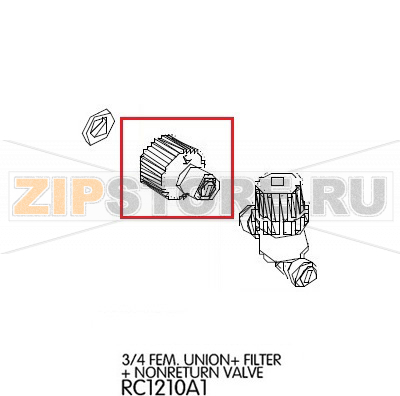 3/4 Fem. Union+ filter + nonreturn valve Unox XVC 705 3/4 Fem. Union+ filter + nonreturn valve Unox XVC 705Запчасть на деталировке под номером: 51Название запчасти на английском языке: 3/4 Fem. Union+ filter + nonreturn valve Unox XVC 705