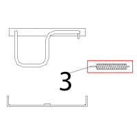 Molla per cerniera Tecnoinox B8MFIE9