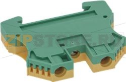 MORSETTIERA 1 POLO &quot;TERRA&quot; PER GUIDA DIN 