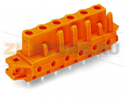 MCS MIDI Classic Розетка под пайку THT; 0.6 x 1.0 mm solder pin; прямые; зажимное кольцо; Шаг контактов 7,62 мм; 9-пол.; оранжевые Wago 232-769/031-000 Встроенные тестовые порты для тестовых штекеров O 2 ммДля соединений "провод-провод" и "плата-провод"Выходы под печатные платы с защитой от касанияЛегко идентифицируемые входы и выходы печатной платыВозможны варианты кодировки...