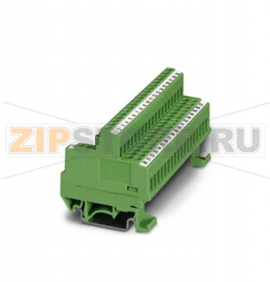 Модуль VARIOFACE с винтовыми зажимами и гнездовым миниразъемом D-Sub Phoenix Contact FLK-D37 SUB/B устанавливается на монтажную рейку NS 35/7.5 или NS 32, количество контактов 37 (с отдельными контрольными гнездами для каждого контакта).Минимальный заказ: 5 шт.Упаковка: 5 шт.
