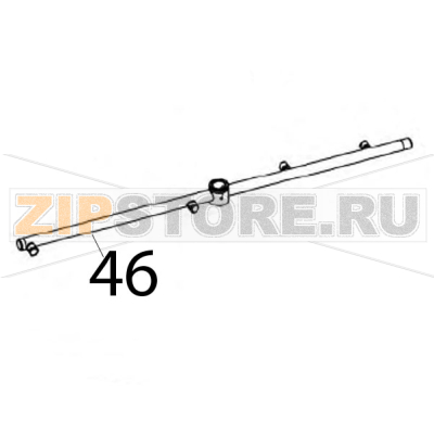 Girante risciacquo mod. 800-1200/1350 Vortmax DDM 660 Girante risciacquo mod. 800-1200/1350 Vortmax DDM 660Запчасть на деталировке под номером: 46