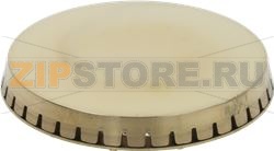 BURNER CAP BRASS ASSY POLISHED 