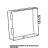 Cover for terminal box Unox XVC 105E
