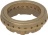 BURNER RING BRASS PERFORATED ELBA