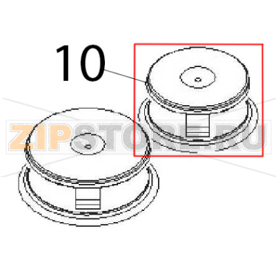 Electric plate Ø: 180, 2000 W, 220/230 V Angelo Po 1G1PE1E Electric plate Ø: 180, 2000 W, 220/230 V Angelo Po 1G1PE1EЗапчасть на деталировке под номером: 10