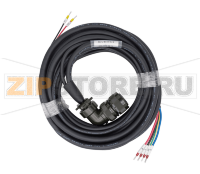 Кабель силовой с тормозом 5 м, 380 В Inovance S6-L-B111-5.0