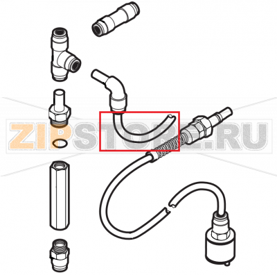 PE D.10 mm x7 water flexible pipe (3 mt long) Lainox ME061T   PE D.10 mm x7 water flexible pipe (3 mt long) Lainox ME061TЗапчасть на сборочном чертеже под номером: 28Название запчасти на английском&nbsp;языке: PE D.10 mm x7 water flexible pipe (3 mt long) Lainox ME061T