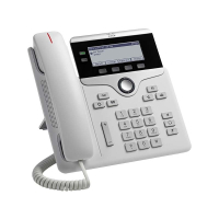 IP-телефон 220 В, 2 линии, 2xFE (PoE), SIP, 396x162 пкс, RJ-9 Cisco CP-7821-W-K9
