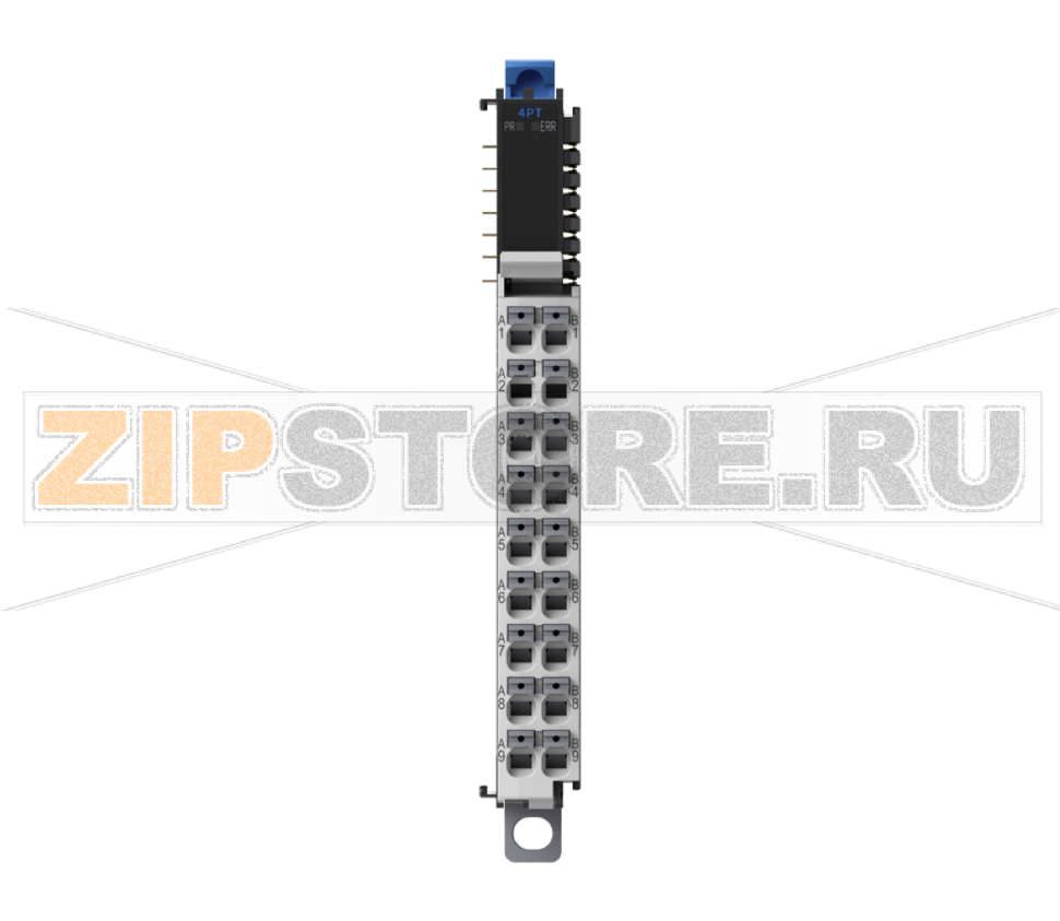 Модуль измерения температуры 24 В/DC, Pt100, Pt500, Pt1000, Cu100, KTY84, NTC5K, NTC10K, 4 канала Inovance GL20-4PT-INT 