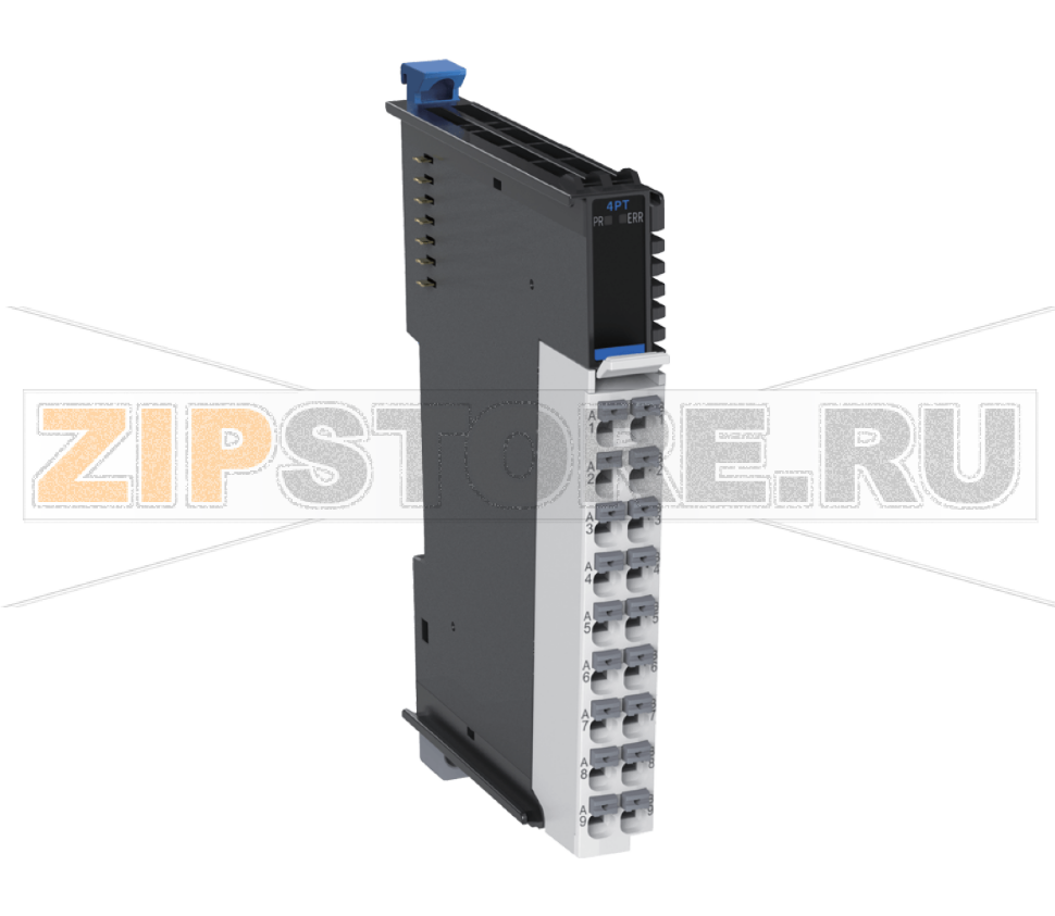 Модуль измерения температуры 24 В/DC, Pt100, Pt500, Pt1000, Cu100, KTY84, NTC5K, NTC10K, 4 канала Inovance GL20-4PT-INT 