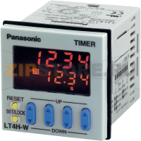 Реле времени цифровое 240 В/AC, 0.01 с-9999 ч, 1 шт Panasonic LT4HW240ACJ