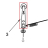 Lever, Control and Stud KitchenAid 5KPM5EWH4