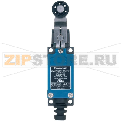 Выключатель концевой с роликом 115 В/DC, 250 В/AC, 5 А, IP64, 1 шт Panasonic AZ8104CEJ 