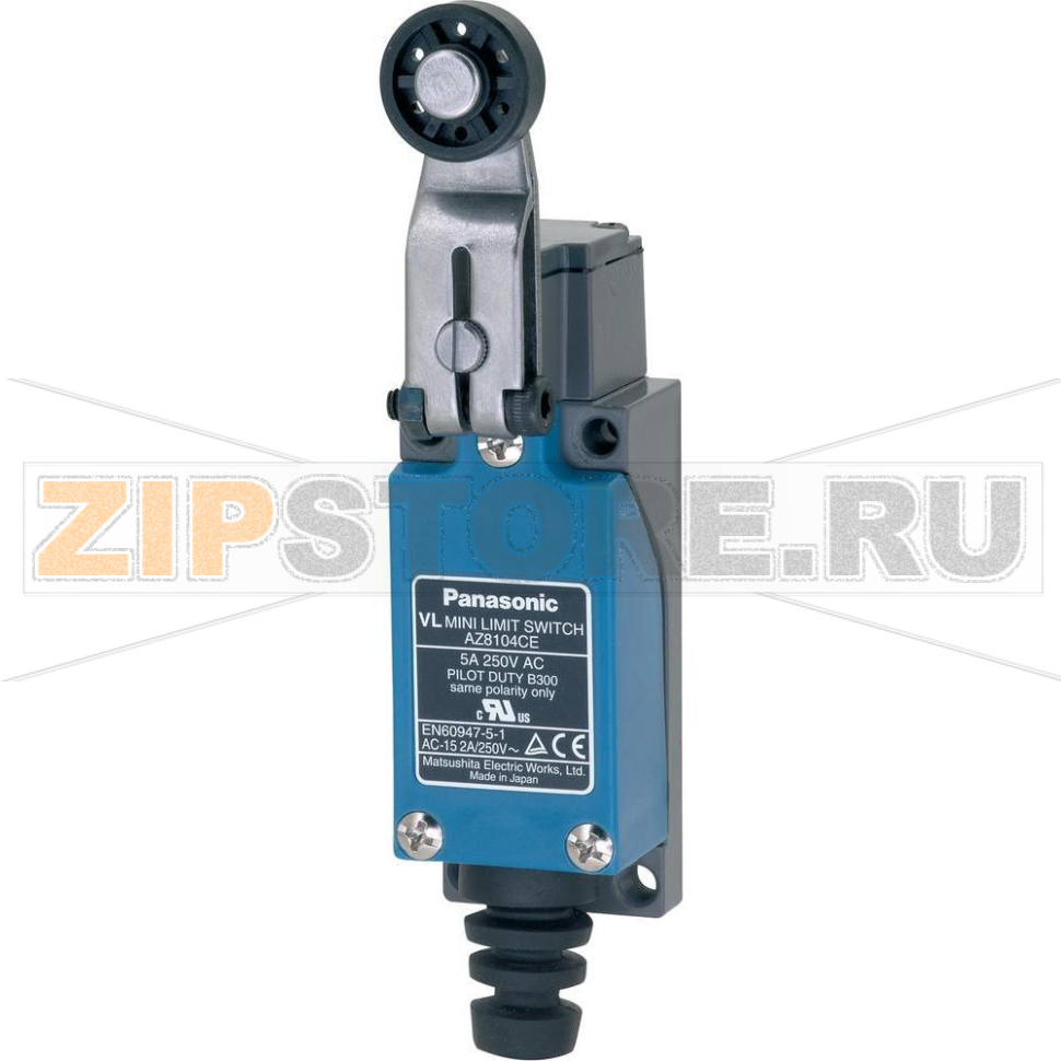 Выключатель концевой с роликом 115 В/DC, 250 В/AC, 5 А, IP64, 1 шт Panasonic AZ8104CEJ 