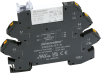 Розетка с реле 1CО 6A, вход AC/DC 6-24V, реле 24VDC, пружинные зажимы Shenler RNC1CO024+SNB05-ST-A