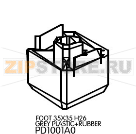 Foot 35X35 H26 Grey Plastic+Rubber Unox XF 133 Foot 35X35 H26 Grey Plastic+Rubber Unox XF 133Запчасть на деталировке под номером: 22Название запчасти на английском языке: Foot 35X35 H26 Grey Plastic+Rubber Unox XF 133