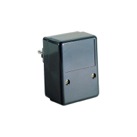 Корпус с вилкой 54x74x43 мм, пластиковый, черный, 1 шт Strapubox SG 2