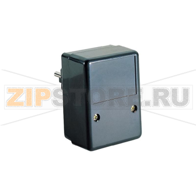 Корпус с вилкой 54x74x43 мм, пластиковый, черный, 1 шт Strapubox SG 2 