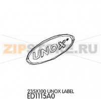 235X100 label Unox XVC 715G