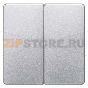 DELTA I-SYSTEM АЛЮМИНЕВЫЙ МЕТАЛЛИК ВЫКЛЮЧАТЕЛЬ 2 КЛАВИШИ С НУЛЕВЫМ ПРОВОДНИКОМ 55X55MM Siemens 5TG6245 