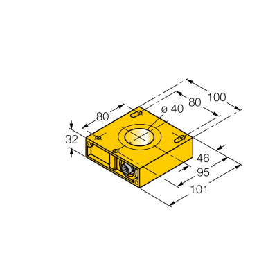 Датчик индуктивный Turck NI40R 
