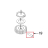 Pin, Retaining KitchenAid 5KSM7580X