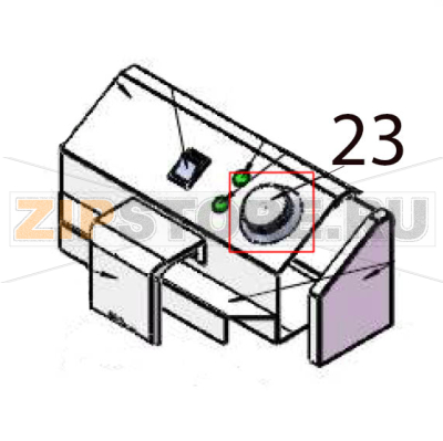 Thermostat Hurakan HKN-EF16 Thermostat Hurakan HKN-EF16Запчасть на деталировке под номером: 23