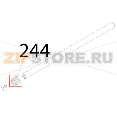 Molla barra tonda SV CE Sirman Mirra 300 Y09 Molla barra tonda SV CE Sirman Mirra 300 Y09Запчасть на деталировке под номером: 244