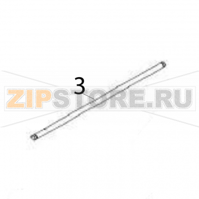 Separate shaft Sato CG208TT Separate shaft Sato CG208TTЗапчасть на деталировке под номером: 3Название запчасти на английском языке: Separate shaft Sato CG208TT.