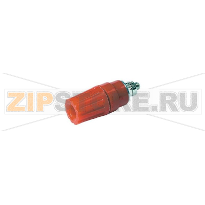 Зажим полюсный 35 А, красный, 1 шт Hirschmann PKI 110 