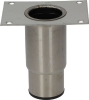 РЕГУЛИРУЕМАЯ НОЖКА ИЗ НЕРЖАВЕЮЩЕЙ СТАЛИ Ø 2 ДЮЙМА ВЫСОТОЙ 125 ММ