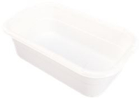 WHITE PLASTIC LUG WITHOUT HOLE