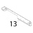 Traversa base 692x75x18 Angelo Po 1G1BR1E