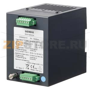 Взрывозащищенный интерфейс, тип SIWAREX IS .   ДЛЯ БЕЗОПАСНОГО СОЕДИНЕНИЯ С ВЕСОВЫМИ ДАТЧИКАМИ, ВЕРСИЯ ДЛЯ ТЕМПЕРАТУРНОГО КЛАССА Т6 Siemens 7MH4710-5CA 