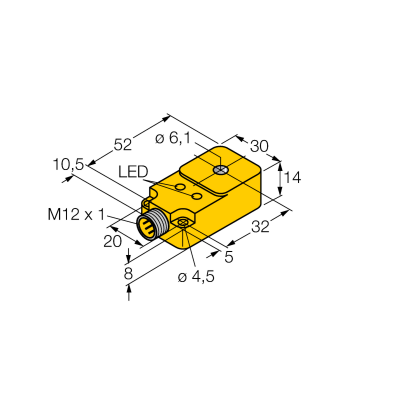 Датчик индуктивный Turck BI6R-Q14-AP6X2-H1141 